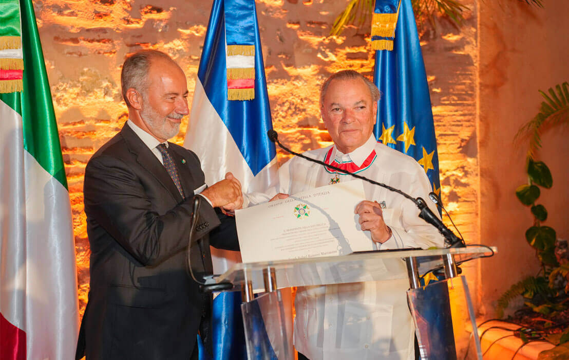 Frank Rainieri, condecorado por la Orden de la Estrella de Italia | Conectando Negocios